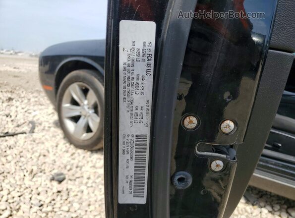 2C3CDZAG5KH591883 2019 DODGE CHALLENGER Black ძრავის განყოფილების ხედი