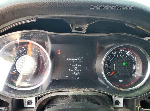 2C3CDZAG5KH591883 2019 DODGE CHALLENGER Black ხელსაწყოთა პანელის ხედი