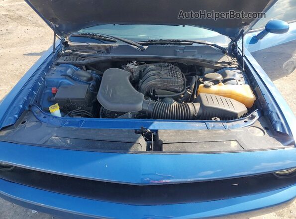 2C3CDZAG5MH520847 2021 DODGE CHALLENGER Blue უკანა სალონის ხედი