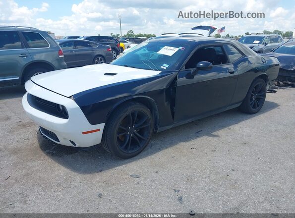 2C3CDZAG6GH279918 2016 DODGE CHALLENGER Black Առջևի ձախ երեք քառորդ տեսարան