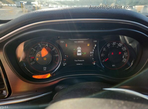 2C3CDZAG6GH337672 2016 DODGE CHALLENGER Оранжевый Вид щитка приборов