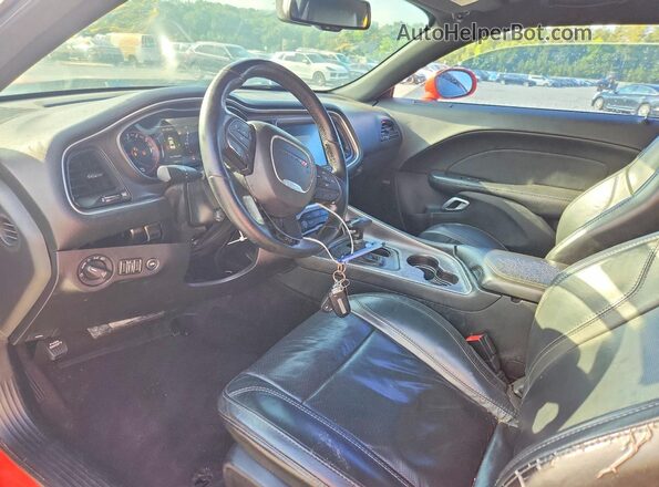 2C3CDZAG6GH337672 2016 DODGE CHALLENGER Оранжевый Вид панели приборов