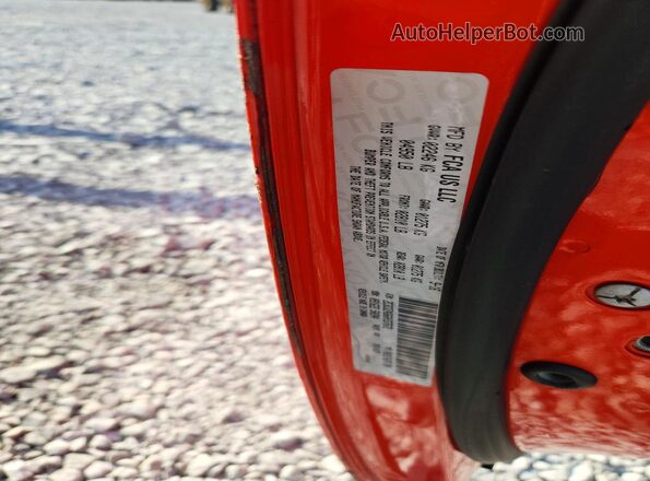 2C3CDZAG6GH337672 2016 DODGE CHALLENGER Оранжевый Вид подкапотного пространства