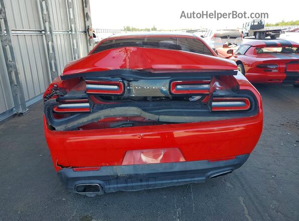 2C3CDZAG6GH353757 2016 DODGE CHALLENGER Red Vista trasera