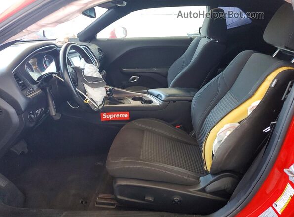 2C3CDZAG6GH353757 2016 DODGE CHALLENGER Red Vista interior delantera