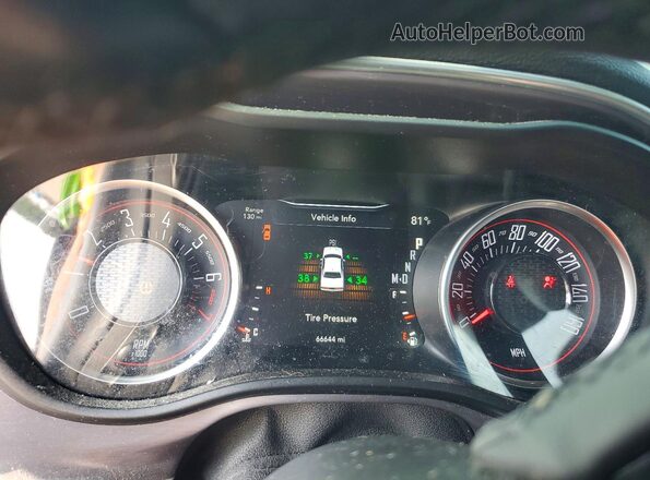 2C3CDZAG6HH554284 2017 DODGE CHALLENGER Green Սարքավորումների վահանակի տեսք