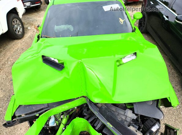 2C3CDZAG6HH554284 2017 DODGE CHALLENGER Green Սալոնի հետևի տեսք