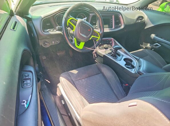 2C3CDZAG6HH592419 2017 DODGE CHALLENGER Green Вид панелі приладів