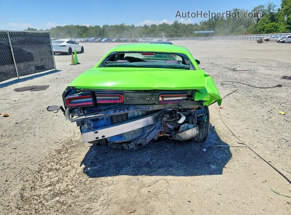 2C3CDZAG6HH592419 2017 DODGE CHALLENGER Green Вид ззаду
