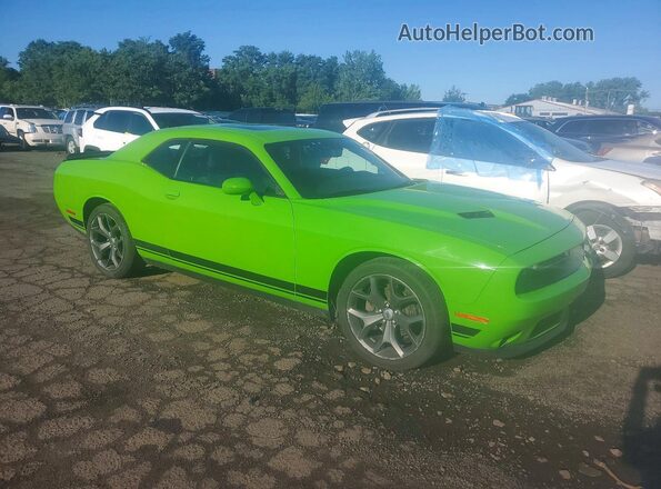 2C3CDZAG6HH617187 2017 DODGE CHALLENGER Green Przód prawy