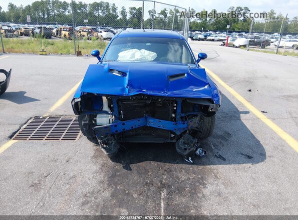 2C3CDZAG6JH255383 2018 DODGE CHALLENGER Blue Vista del cuadro de instrumentos