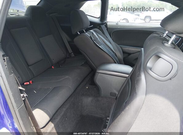 2C3CDZAG6JH255383 2018 DODGE CHALLENGER Blue Vista de la etiqueta del VIN