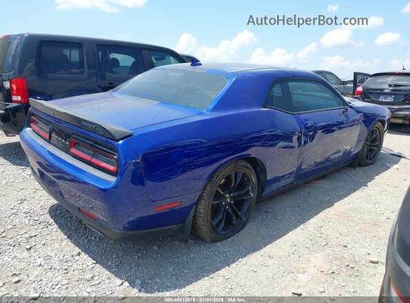 2C3CDZAG6JH255478 2018 DODGE CHALLENGER Синий Задняя правая четверть