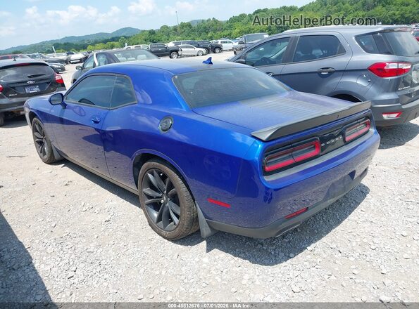 2C3CDZAG6JH255478 2018 DODGE CHALLENGER Синий Задняя левая четверть