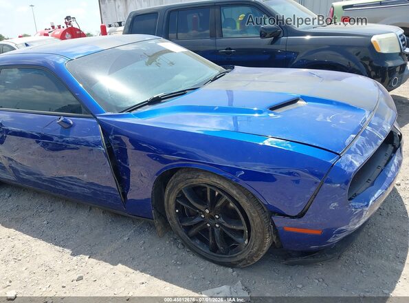 2C3CDZAG6JH255478 2018 DODGE CHALLENGER Синий Вид спереди
