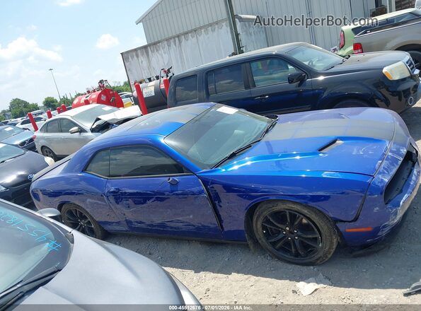 2C3CDZAG6JH255478 2018 DODGE CHALLENGER Синий Вид задней части салона