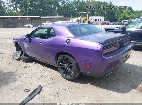 2C3CDZAG6JH304971 2018 DODGE CHALLENGER Purple Задня ліва чверть