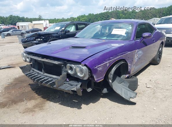 2C3CDZAG6JH304971 2018 DODGE CHALLENGER Purple Вид спереду