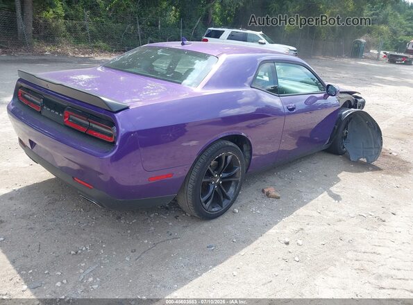 2C3CDZAG6JH304971 2018 DODGE CHALLENGER Purple Задня права чверть