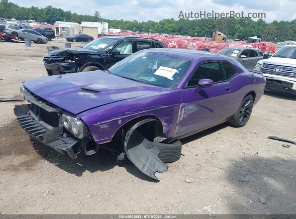 2C3CDZAG6JH304971 2018 DODGE CHALLENGER Purple Передня ліва чверть