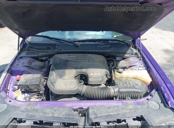 2C3CDZAG6JH304971 2018 DODGE CHALLENGER Purple Вид ззаду
