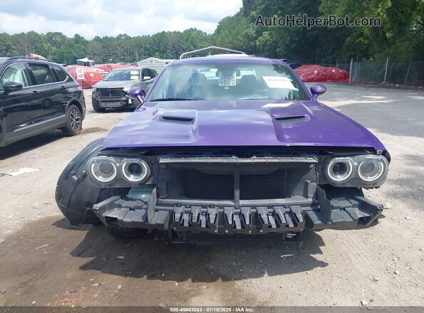 2C3CDZAG6JH304971 2018 DODGE CHALLENGER Purple Вид щитка приладів