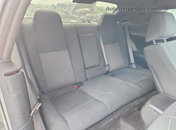 2C3CDZAG6KH525259 2019 DODGE CHALLENGER Black Rear seats view