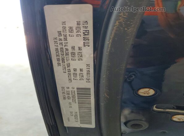2C3CDZAG6KH529277 2019 DODGE CHALLENGER Black VIN კოდის სტიკერის ხედი