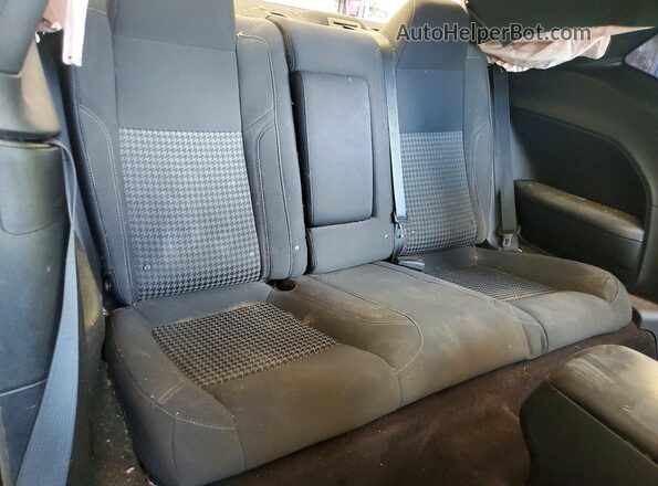 2C3CDZAG6KH529277 2019 DODGE CHALLENGER Black უკანა სავარძლების ხედი