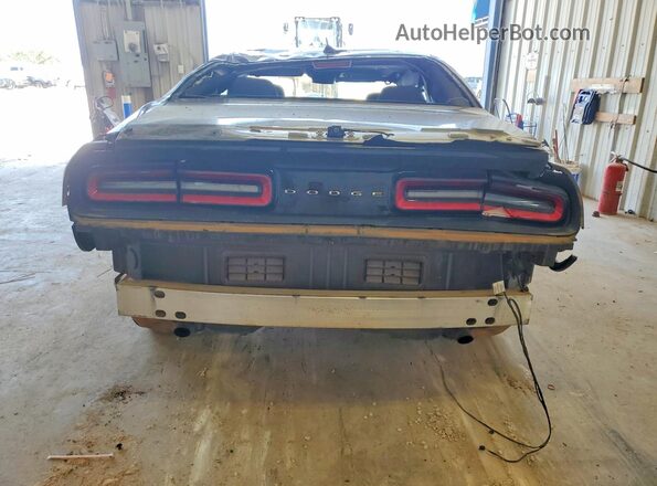 2C3CDZAG6KH529277 2019 DODGE CHALLENGER Black უკანა ხედი