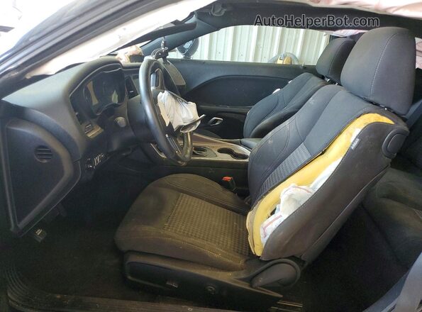 2C3CDZAG6KH529277 2019 DODGE CHALLENGER Black წინა სალონის ხედი