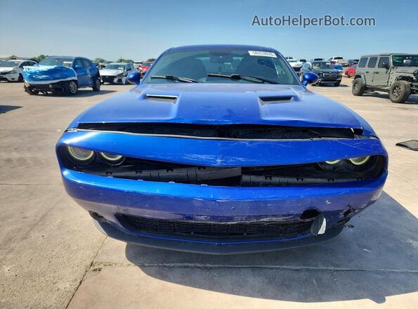 2C3CDZAG6KH640735 2019 DODGE CHALLENGER Blue Front view
