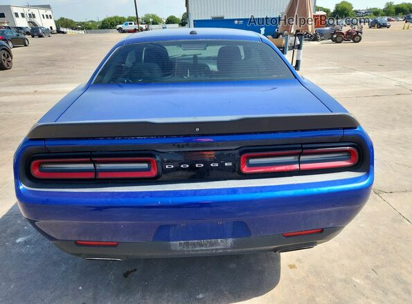2C3CDZAG6KH640735 2019 DODGE CHALLENGER Blue Rear view