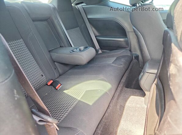2C3CDZAG6KH640735 2019 DODGE CHALLENGER Blue Rear seats view
