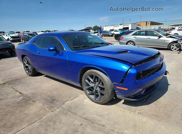 2C3CDZAG6KH640735 2019 DODGE CHALLENGER Blue Front right