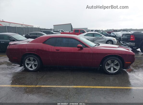 2C3CDZAG6LH105826 2020 DODGE CHALLENGER Red Widok wnętrza z tyłu