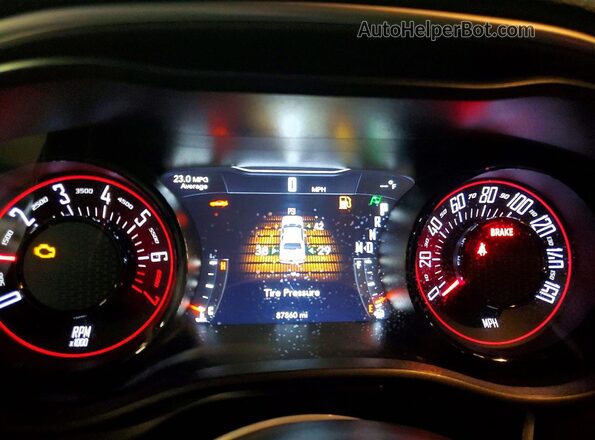2C3CDZAG6LH149261 2020 DODGE CHALLENGER Серый Вид щитка приборов