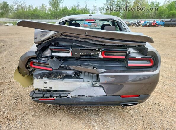 2C3CDZAG6LH149289 2020 DODGE CHALLENGER Gray Rear view