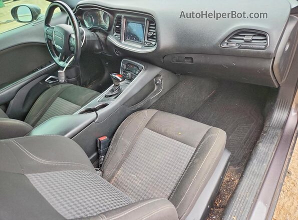 2C3CDZAG6LH149289 2020 DODGE CHALLENGER Gray Dashboard view