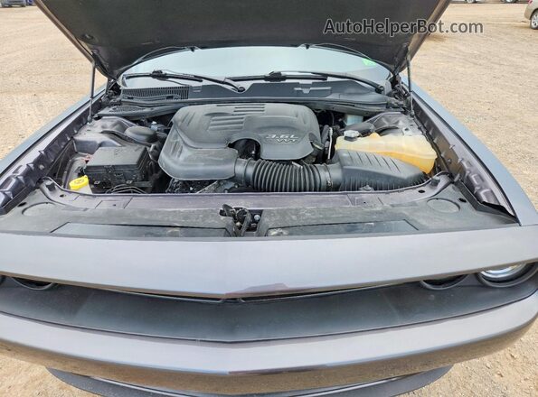 2C3CDZAG6LH149289 2020 DODGE CHALLENGER Gray Rear interior view