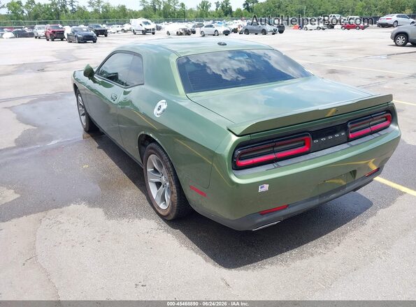 2C3CDZAG6LH191543 2020 DODGE CHALLENGER Зеленый Задняя левая четверть