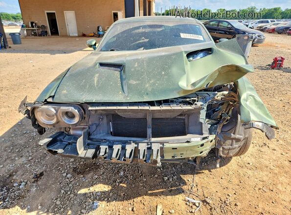 2C3CDZAG6NH159503 2022 DODGE CHALLENGER Green Front view