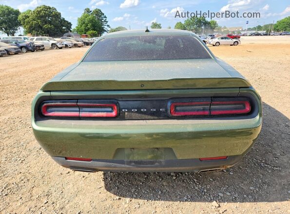 2C3CDZAG6NH159503 2022 DODGE CHALLENGER Green Rear view