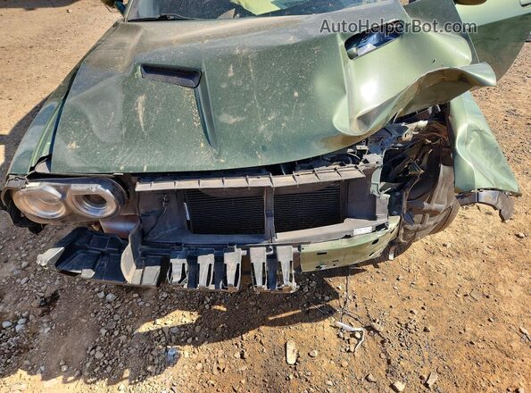 2C3CDZAG6NH159503 2022 DODGE CHALLENGER Green Rear interior view