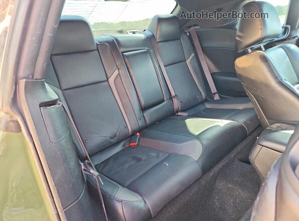 2C3CDZAG6NH159503 2022 DODGE CHALLENGER Green Rear seats view
