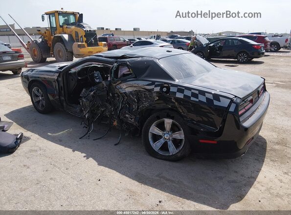 2C3CDZAG7GH184185 2016 DODGE CHALLENGER Black უკანა მარცხენა