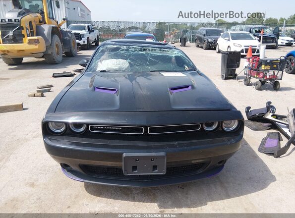 2C3CDZAG7GH184185 2016 DODGE CHALLENGER Black წინა პანელის ხედი