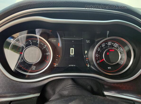2C3CDZAG7GH230940 2016 DODGE CHALLENGER White Vista del cuadro de instrumentos