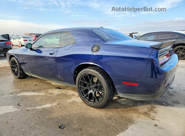 2C3CDZAG7GH263498 2016 DODGE CHALLENGER Blue Rear left