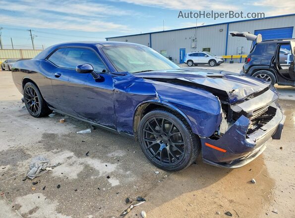 2C3CDZAG7GH263498 2016 DODGE CHALLENGER Blue Front right